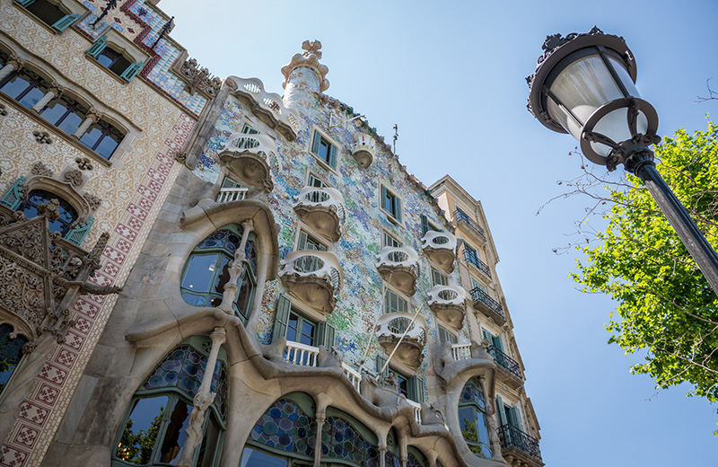 Casa Batlló de Gaudí em Barcelona