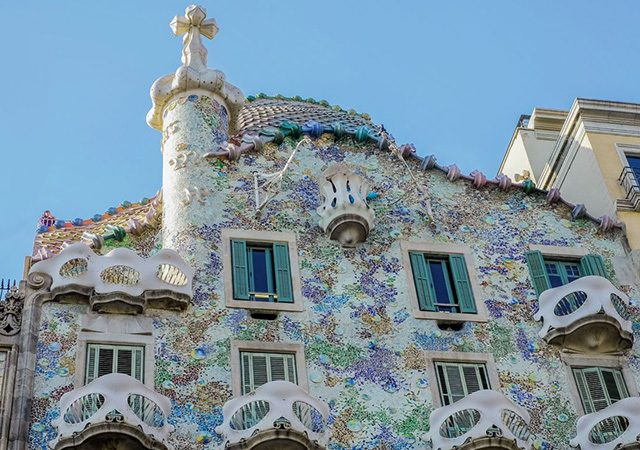 Casa Batlló de Gaudí em Barcelona