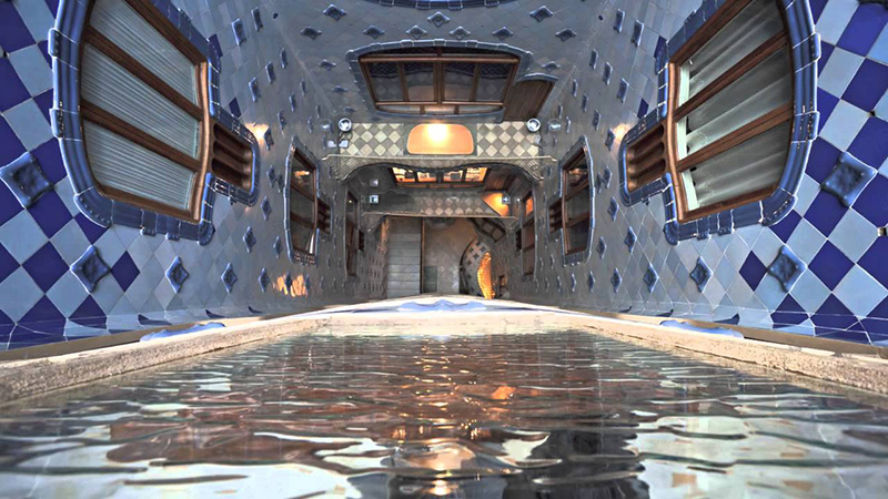 Interior da Casa Batlló em Barcelona