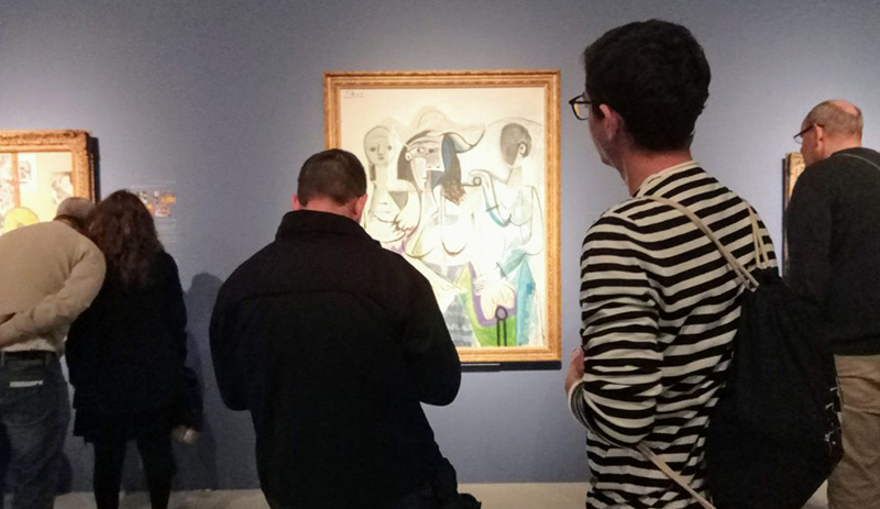 Visitação no Museu Picasso de Barcelona