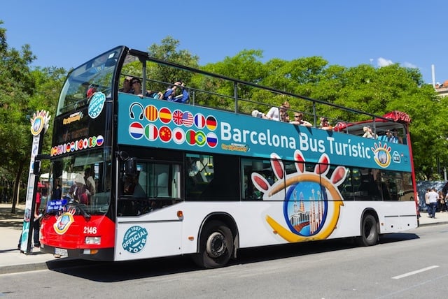 Passeio de ônibus turístico em Barcelona