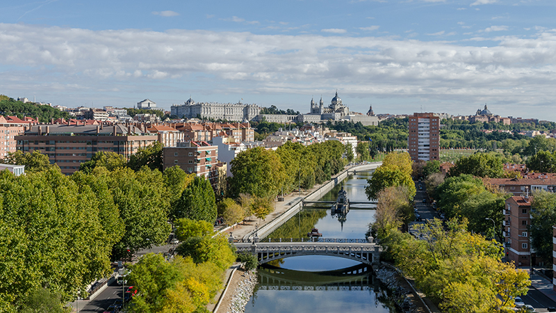 Vista da cidade de Madri
