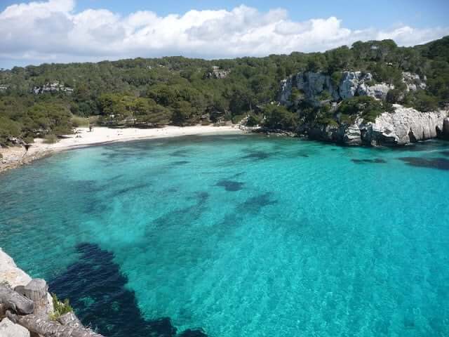 Melhores praias em Menorca