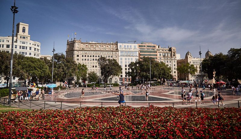 Plaça de Catalunya em Barcelona