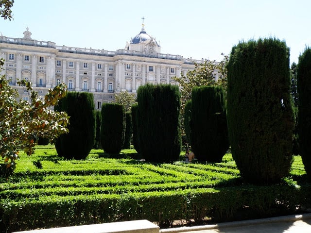 Jardins de Sabatini em Madri