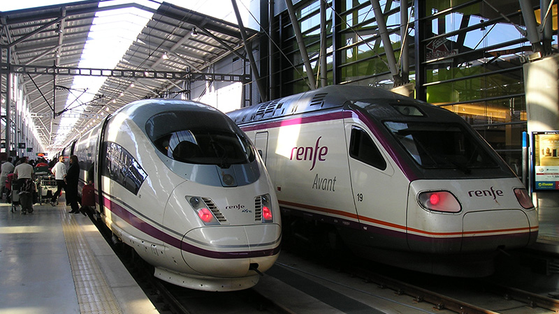 Trem RENFE na Espanha