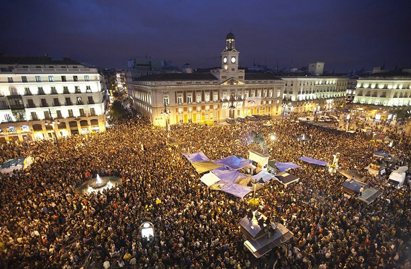 Ano Novo em Puerta del Sol - Madri