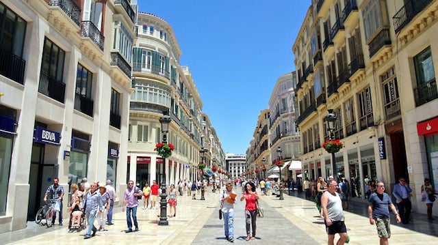 Calle Larios em Málaga