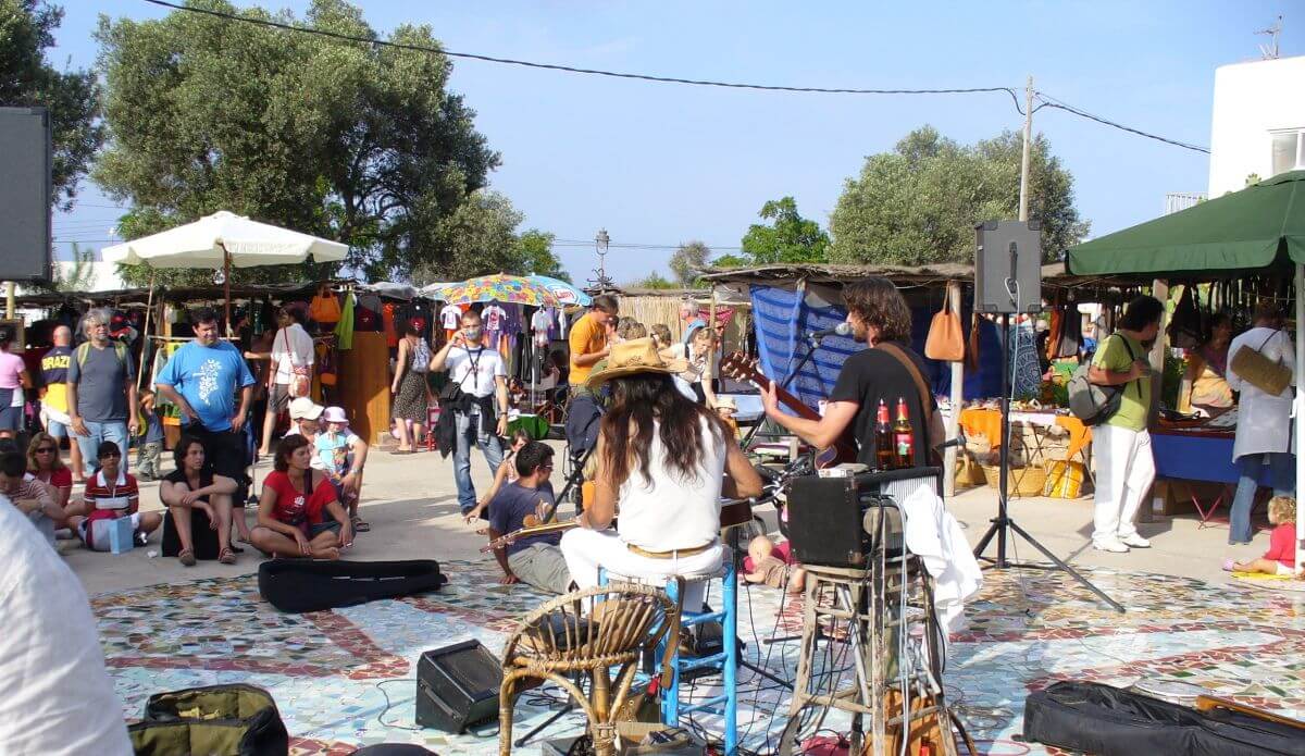 Mercado La Mola em Formentera