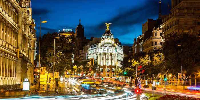 Gran Via em Madri