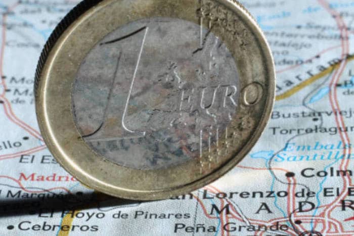 Como levar euros para Madri
