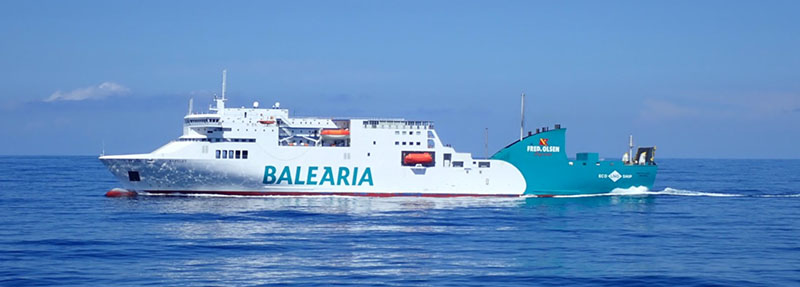Ferry da empresa Balearia na Espanha