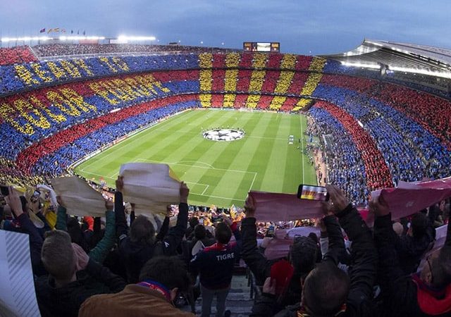 Estádio Camp Nou em Barcelona