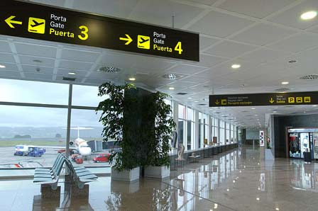 Interior Aeroporto A Coruña