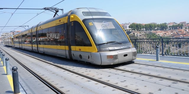 Metrô no Porto