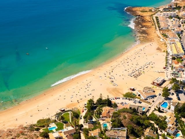Praia da Luz no Algarve