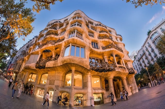 Casa Milà em Barcelona