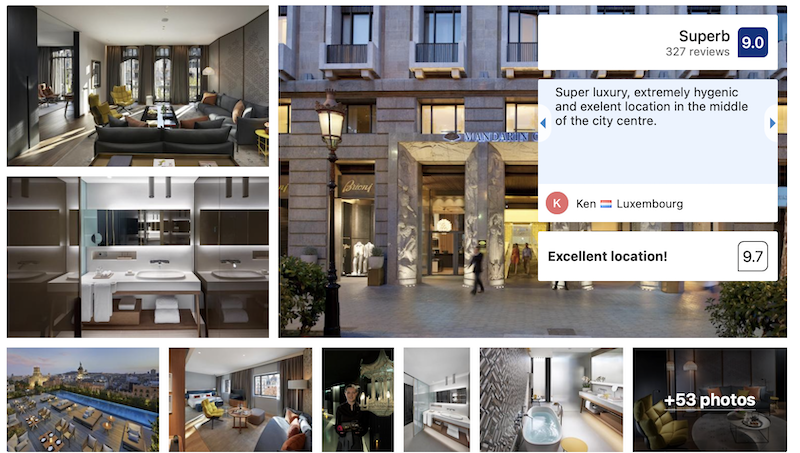 Hotéis 5 estrelas em Barcelona: Mandarin Oriental