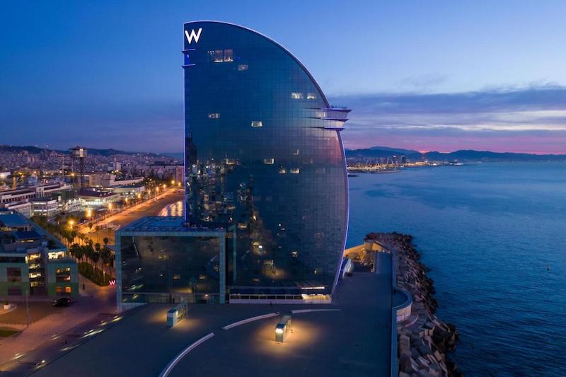 Hotéis 5 estrelas em Barcelona - Hotel W em Barceloneta