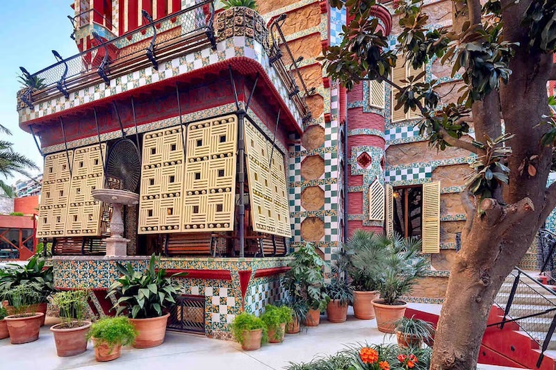 Casa Vicens em Barcelona: exterior